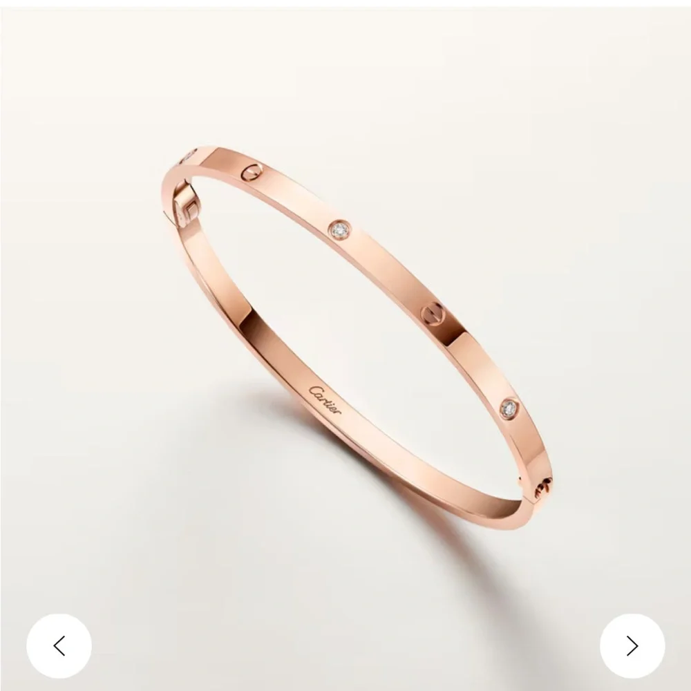 Cartier Pink Gold Love Bracelet 6 diamonds - Picture 3 of 6